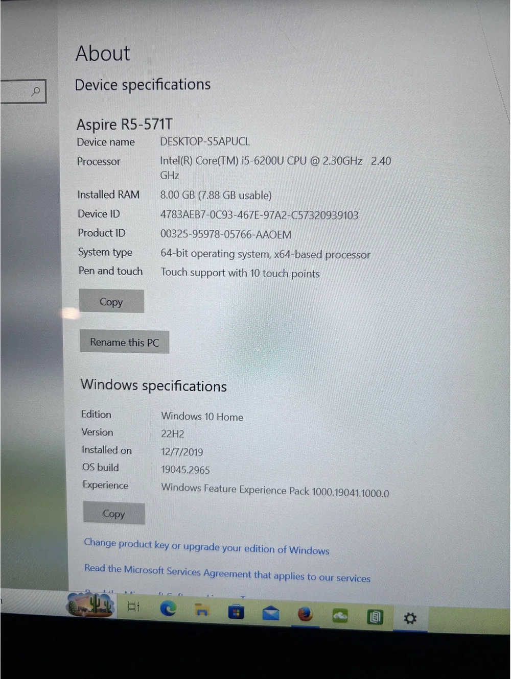 Acer Aspire R 15 Convertible Laptop Intel Core i5
